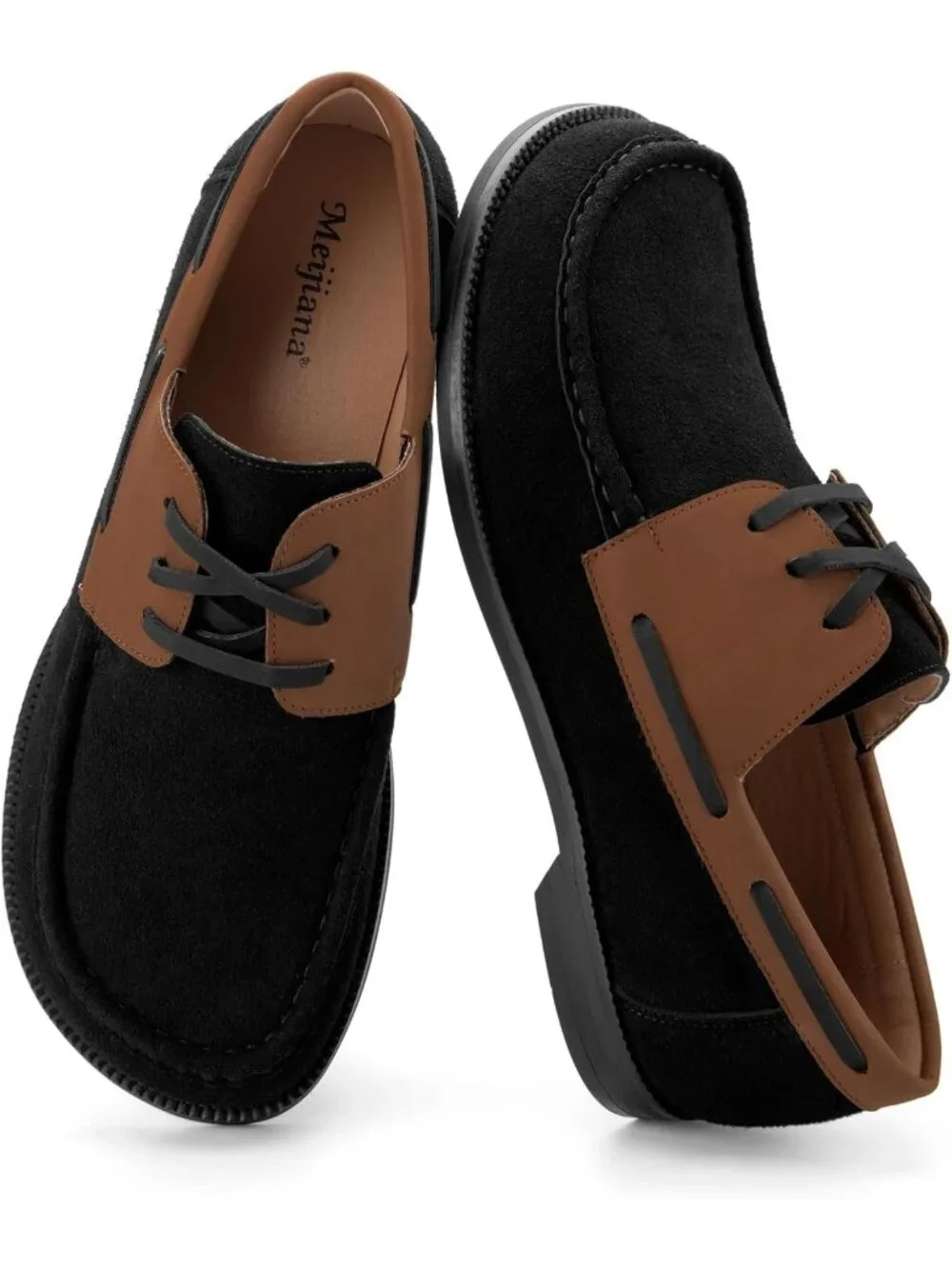 Men's Black Brown Penny Loafers Slip On Dress Causal Shoes Luxury Suede Formal